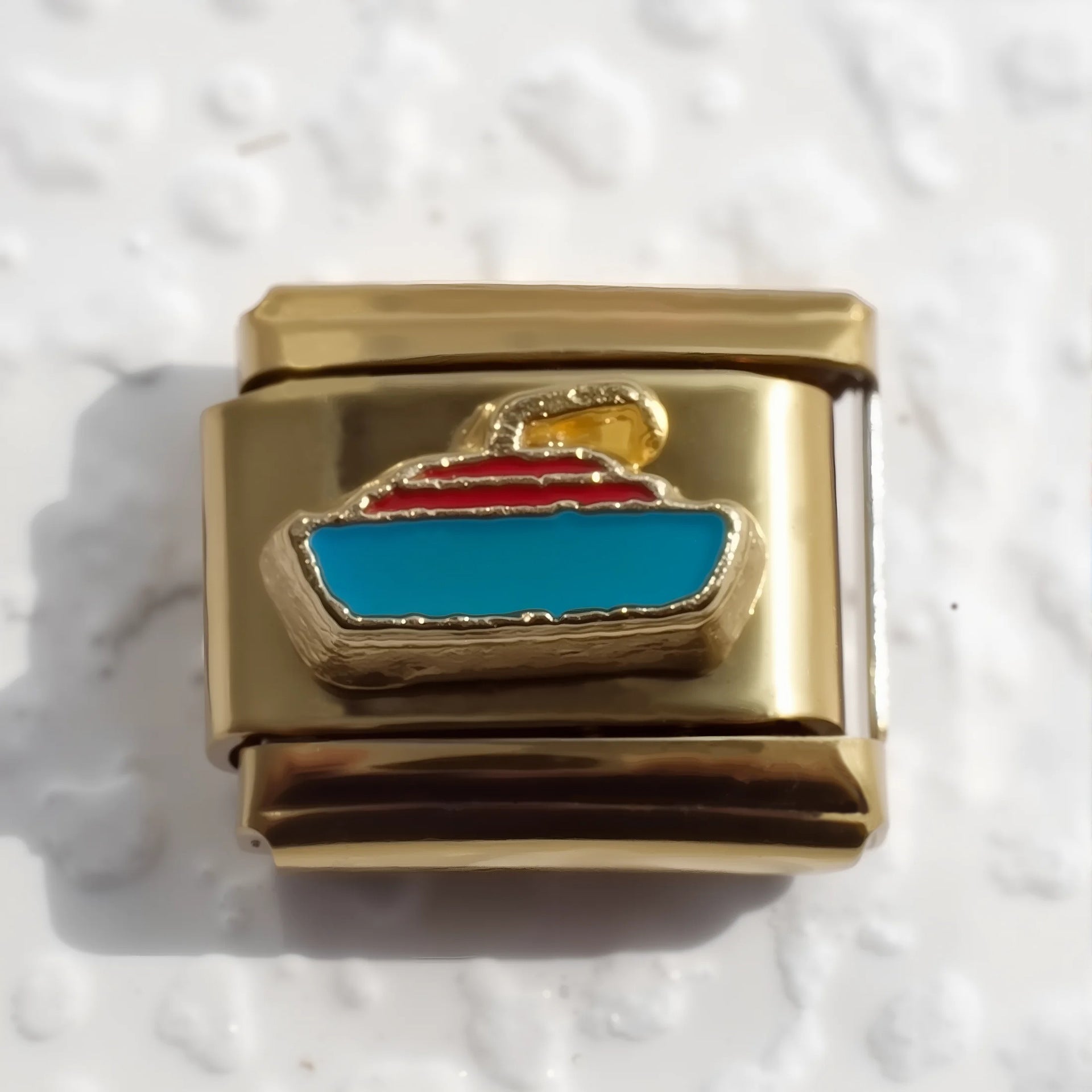 Wholesale 5pcs Italian Charm Bracelet 9mm DIY Splicing Sports Stainless Steel Composable Bracelet