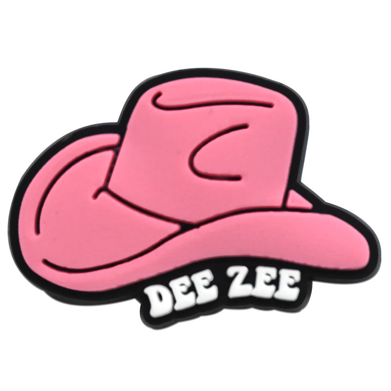 Wholesale Random 100pcs Pink Denim Series Shoes Accessories Shoes Charms ACC-SC-RYY051