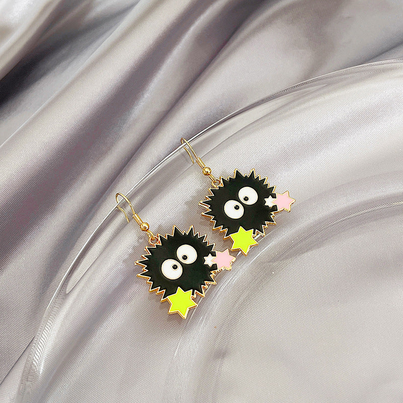 Wholesale Cartoon Cute Oil Drop Alloy Halloween Earrings ACC-ES-MDD039