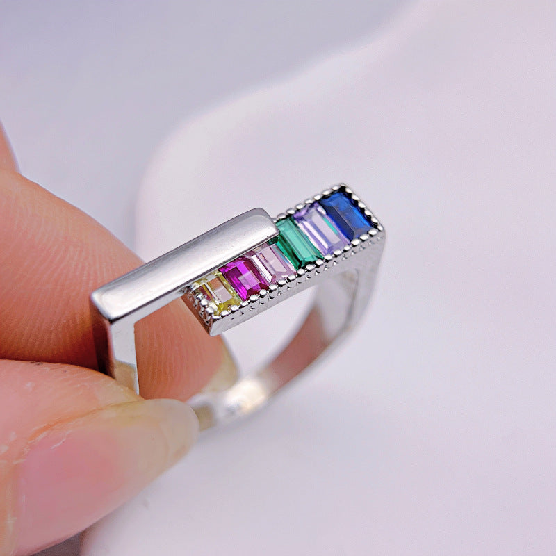 Wholesale Colored Zirconia Open RingsACC-RS-YXY027