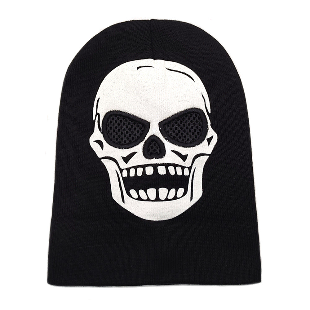 Wholesale  Skull Printed Wool Hat Winter Warm  Hat