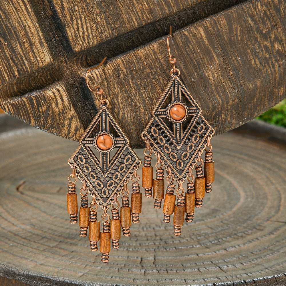 Wholesale Retro Bohemian Earrings - Chic Party Wear Jewelry Accessory