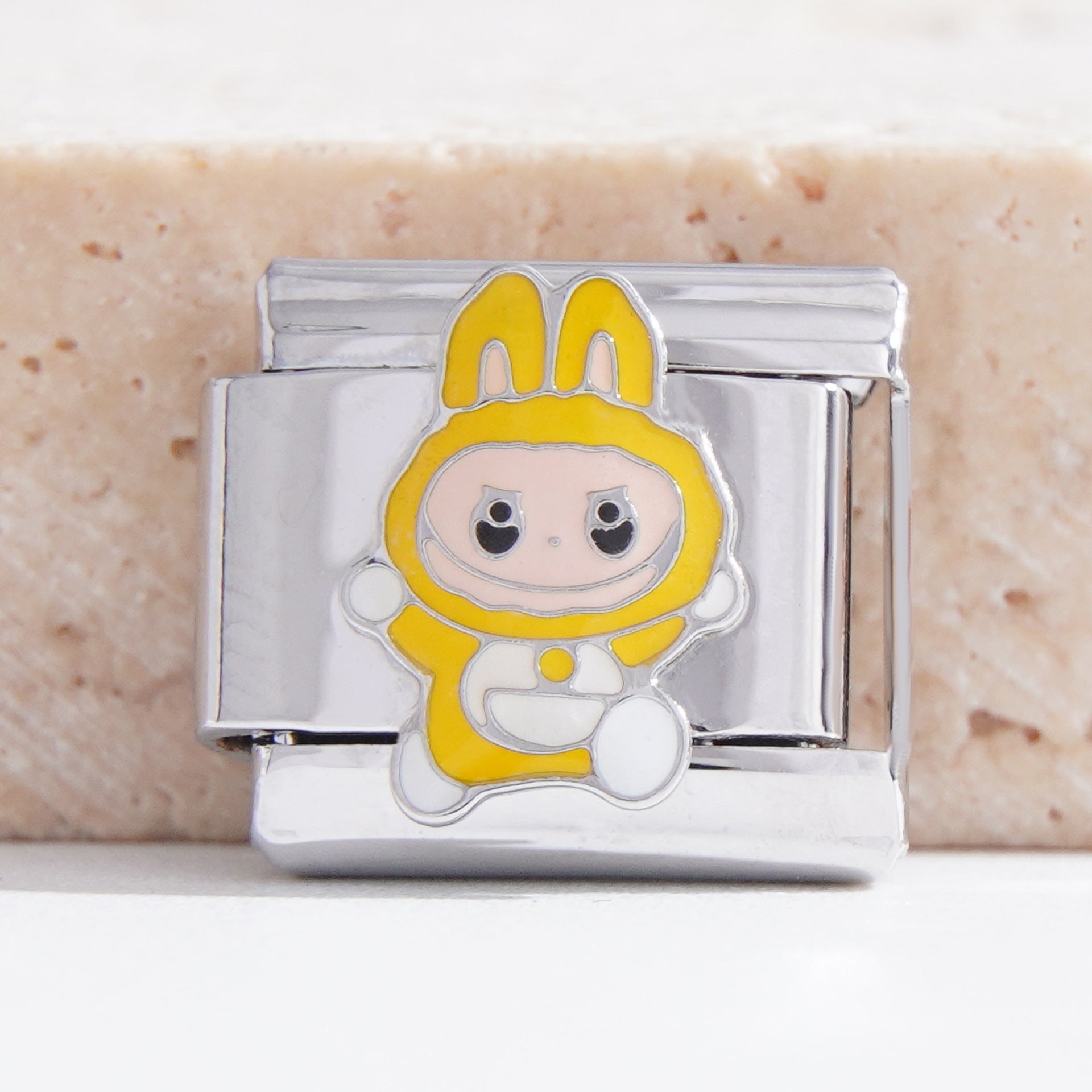 Wholesale Italian Charm Bracelet 9mm DIY Splicing Cute Cartoon Stainless Steel Composable Bracelet