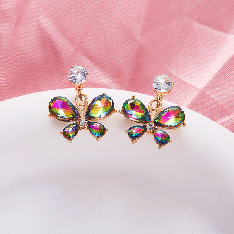 Wholesale  Light Luxury High-end Sense Butterfly Earrings