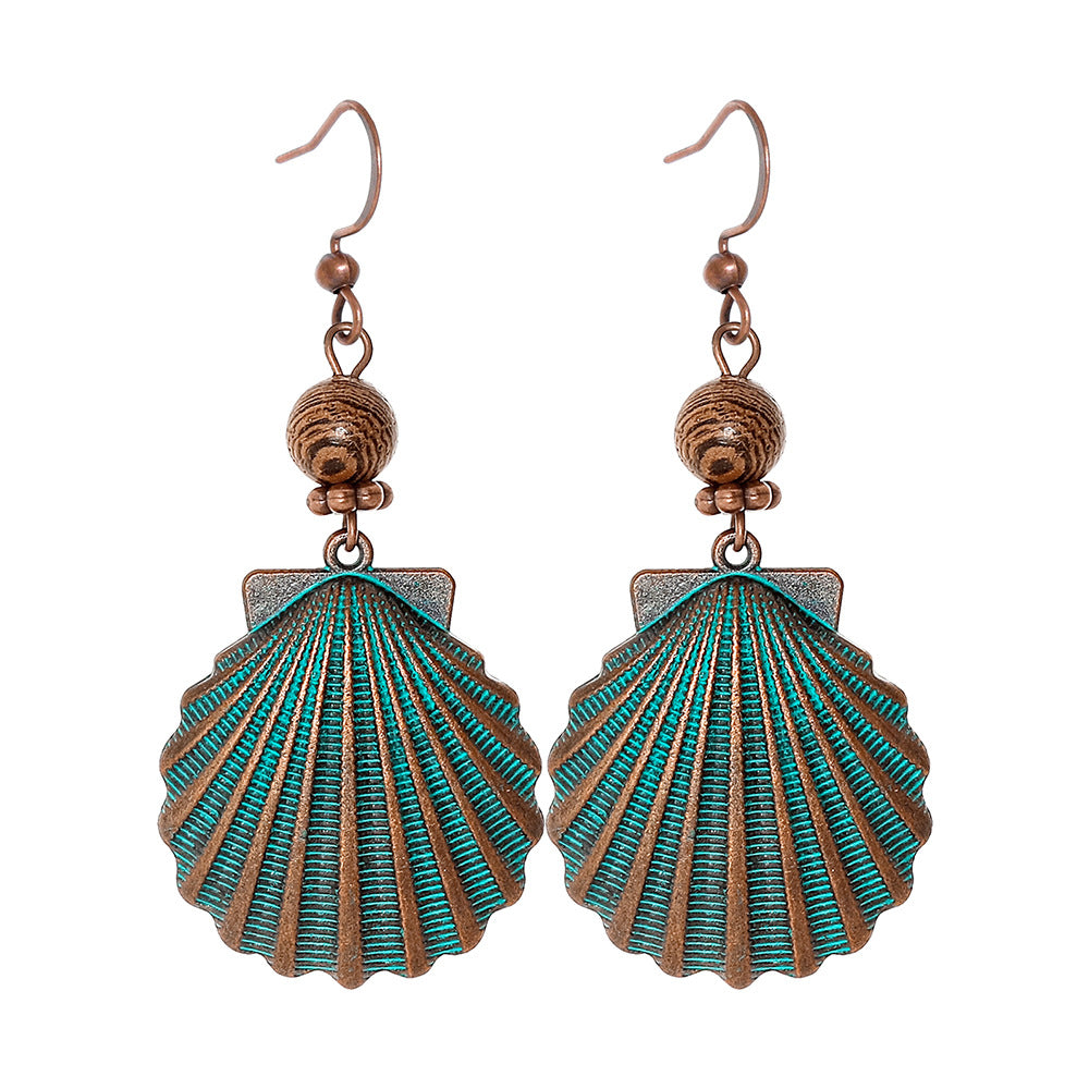 Wholesale Bohemian Maillard Style Handmade Earrings Zinc Alloy Jewelry Accessory for Resale