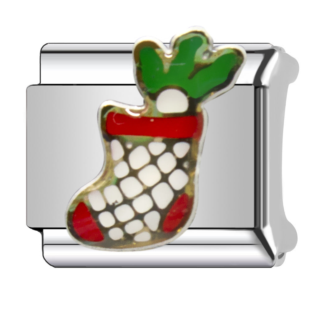 Wholesale Italian Charm Bracelet 9mm DIY  Christmas   Creative Stainless Steel Composable Bracelet