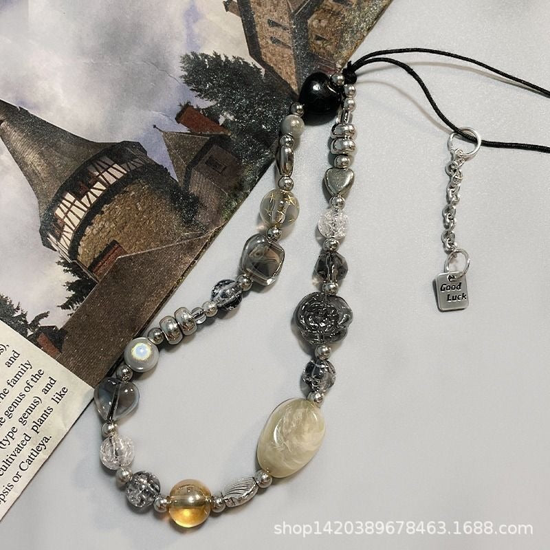 Wholesale Lanyard Lucky Camellia Wrist Lanyard Keychains