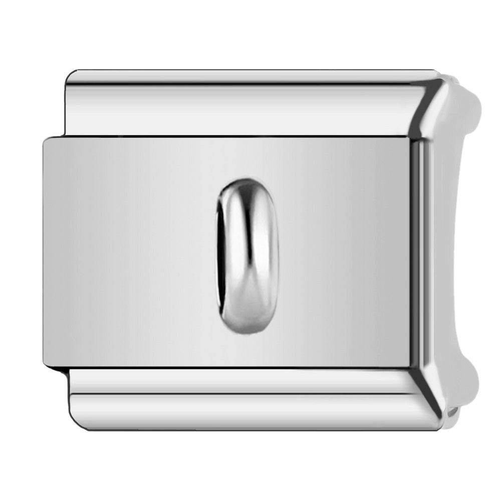 Wholesale  Italian Charm Bracelet 9mm DIY Single-bead smooth   Creative Stainless Steel Composable Bracelet