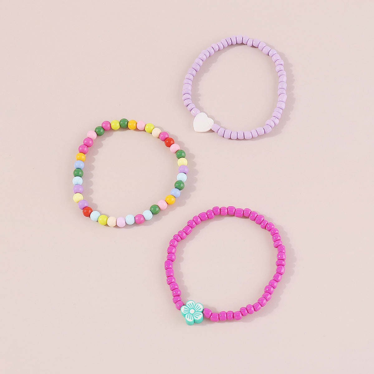 Wholesale  Bohemian Color Shell Starfish Beaded Bracelet