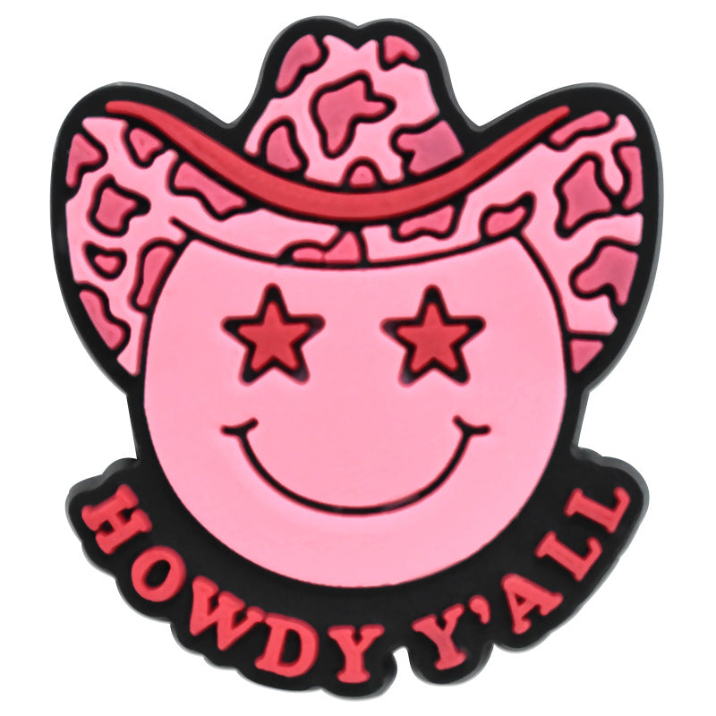 Wholesale Random 100pcs Pink Denim Series Shoes Accessories Shoes Charms ACC-SC-RYY051