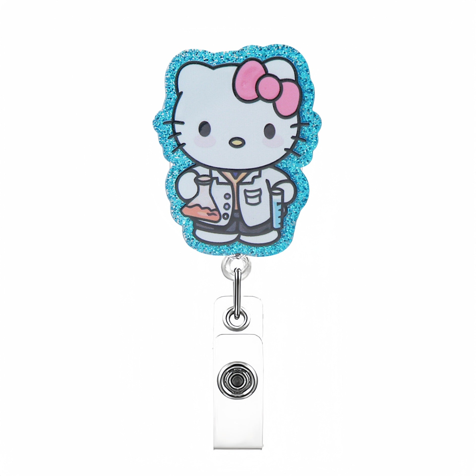 Wholesale Cute Cartoon Cat Badge Reels Keychains ACCVIP