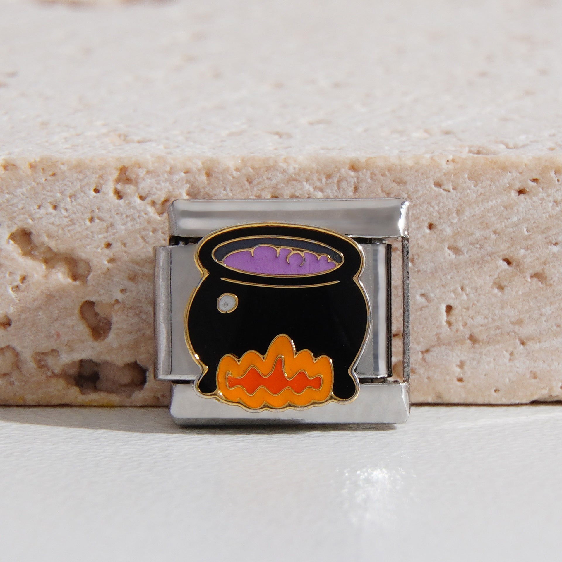 Wholesale Italian Charm Bracelet 9mm DIY Splicing Halloween Series Stainless Steel Composable Bracelet