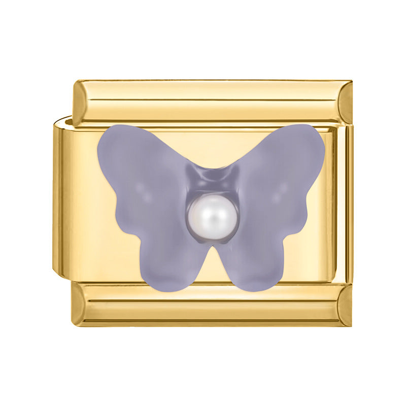 Wholesale Italian Charm Bracelet 9mm DIY Splicing Cute Creative Stainless Steel Composable Bracelet