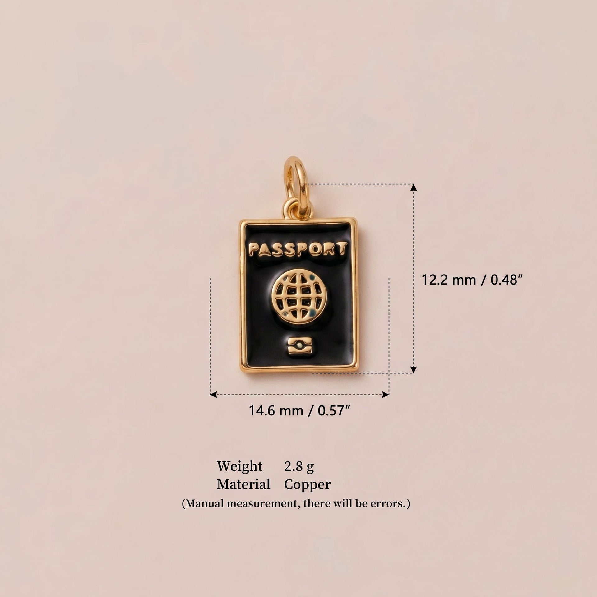 Wholesale Electroplated Copper Compass Pendant Travel Motif Fashion Accessory For Boutique Resale
