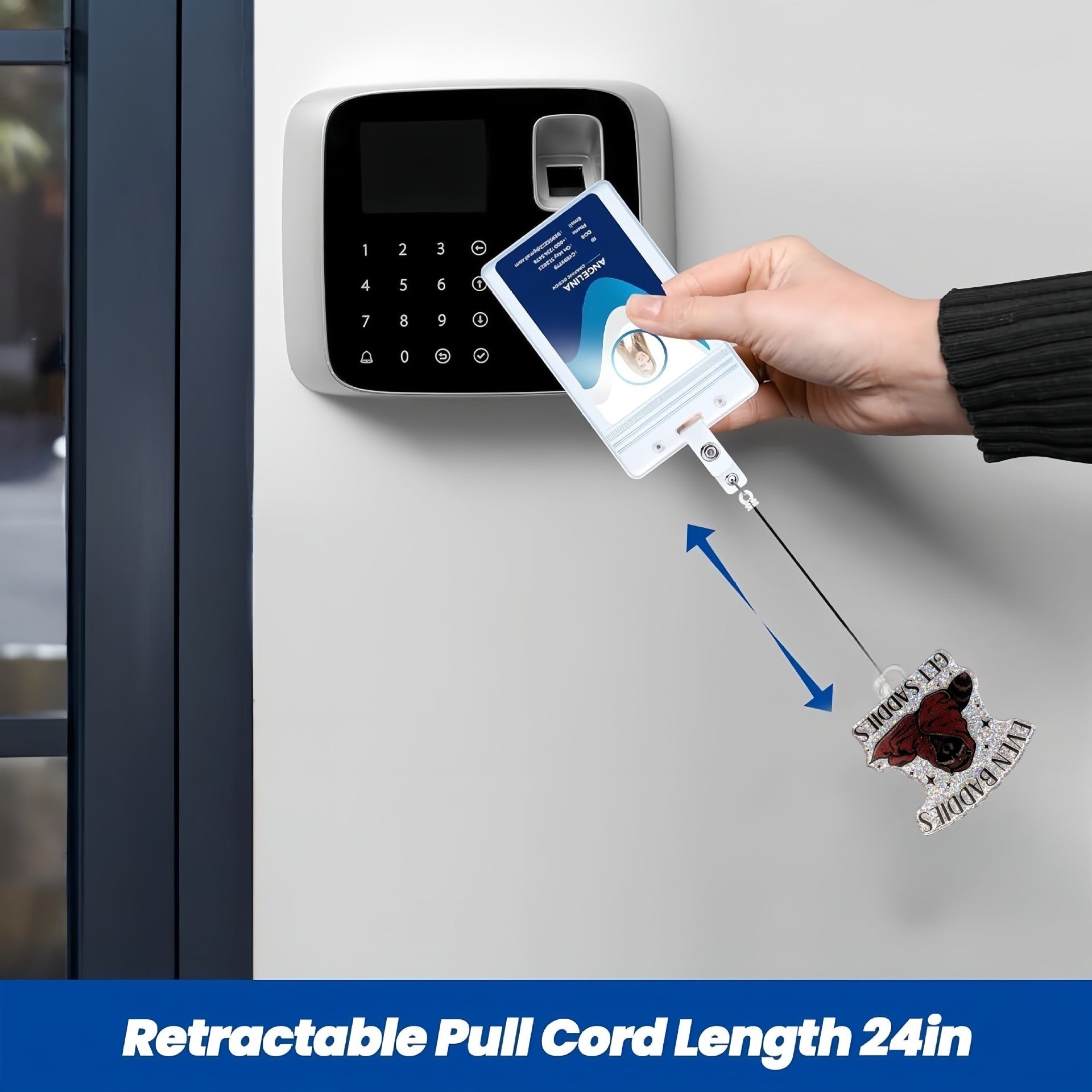 Wholesale Acrylic Animal Cat Goose Badge Reels Keychains