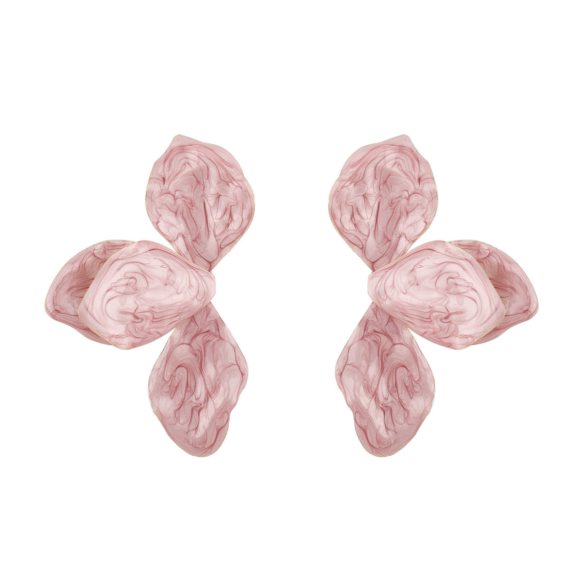 Orecchini pieghevoli all'ingrosso a forma di goccia di fiori