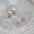 Wholesale Retro exaggerated pleated pearl earrings
