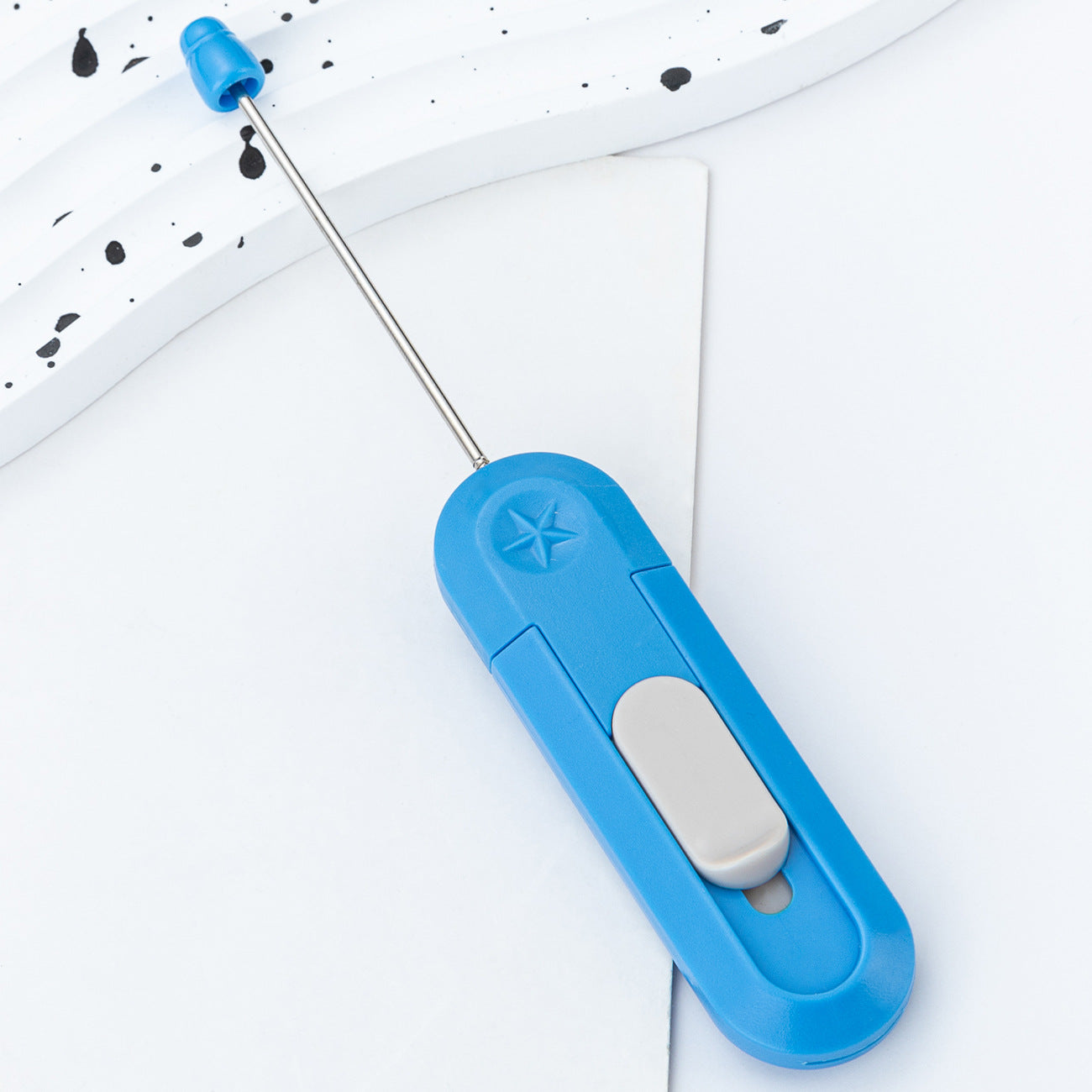 Wholesale DIY Beadable Mini Art Knife Portable Small Express Unboxing Knife Cute Design Open Envelope Office Paper Cutting Art Knife