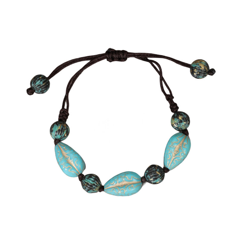 Wholesale Boho Ethnic Style Beaded Necklace Bracelet ACC-BT-GL001