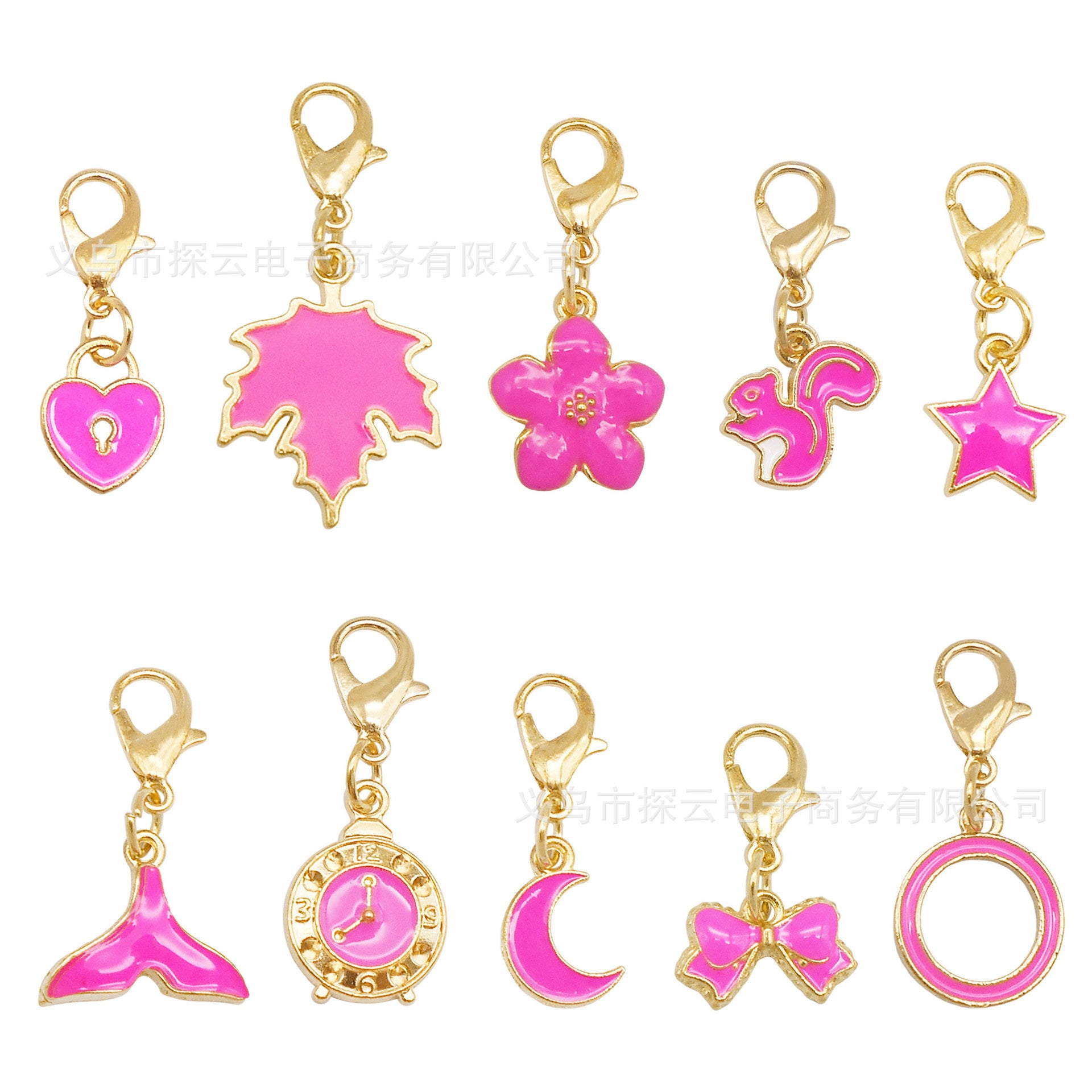 Wholesale Colorful Oil-Drip Charms