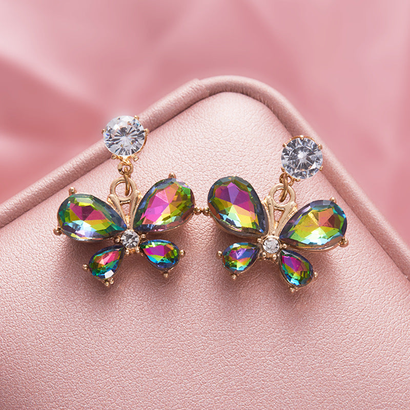 Wholesale  Light Luxury High-end Sense Butterfly Earrings