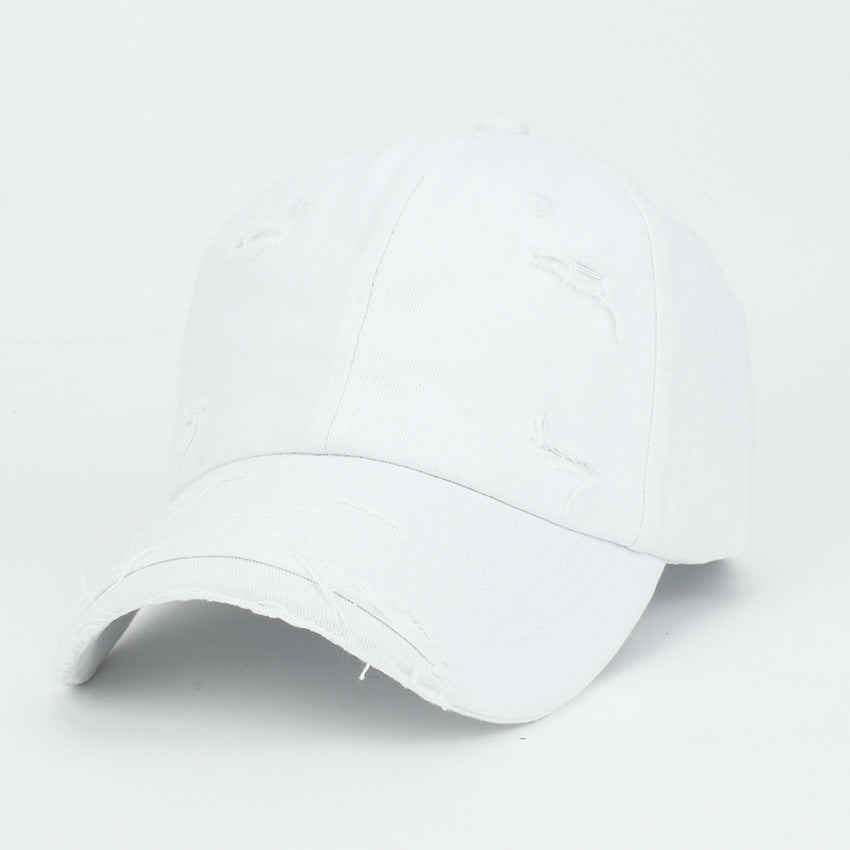 Wholesale Hole Baseball Cap Soft Top Cotton Hat ACC-HT-RongZhao019