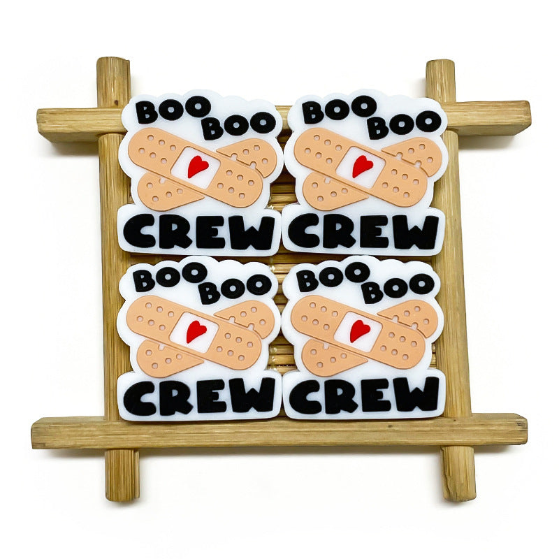 Wholesale 10pcs Cartoon Band-Aid Focal Beads DIY Beaded Accessories ACC-BDS-WDX124