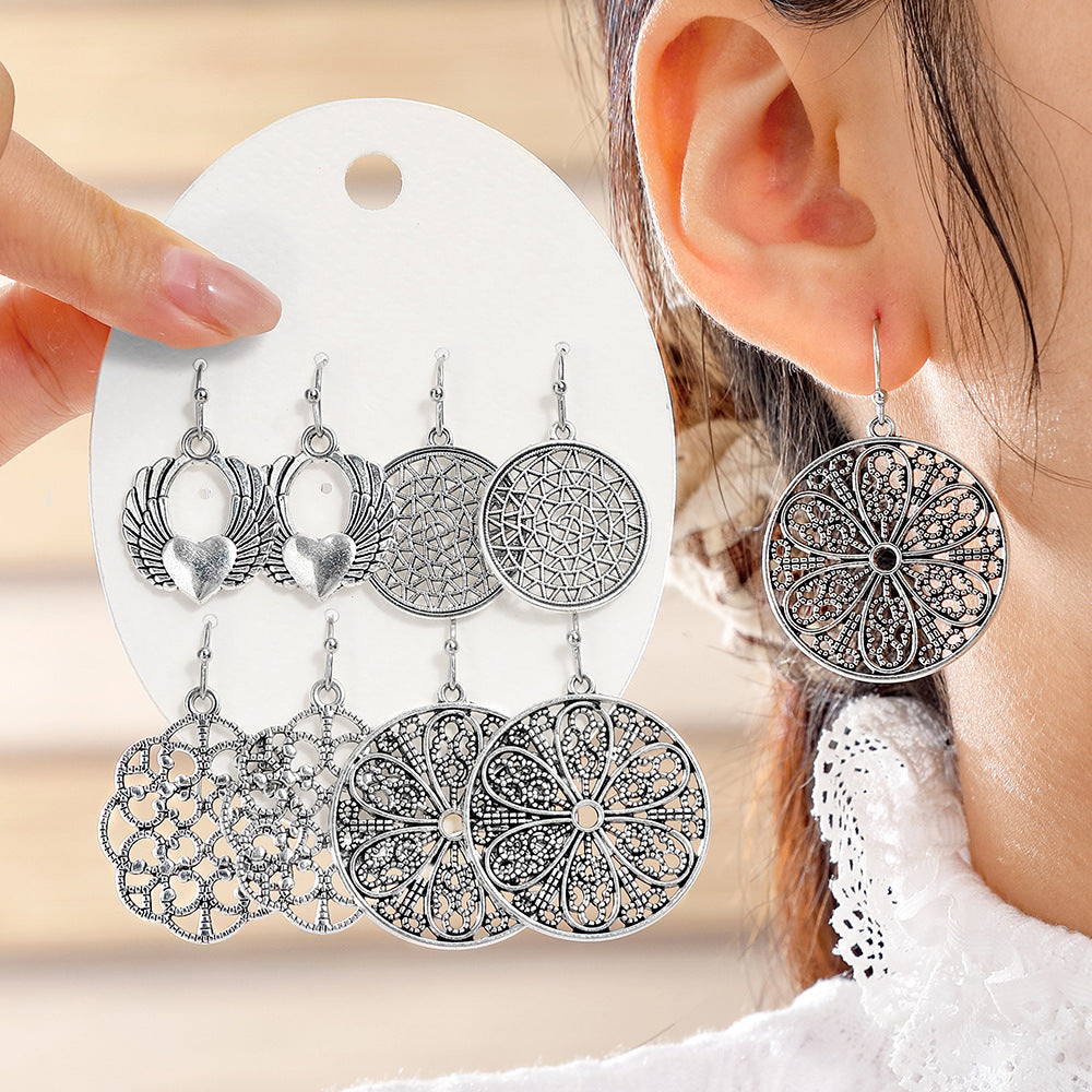 Wholesale Trendy Minimalist Earrings with a High-End Feel,  Vintage Ethnic Style,  Simple and Exquisite Versatile Earrings Wholesale Yiwu