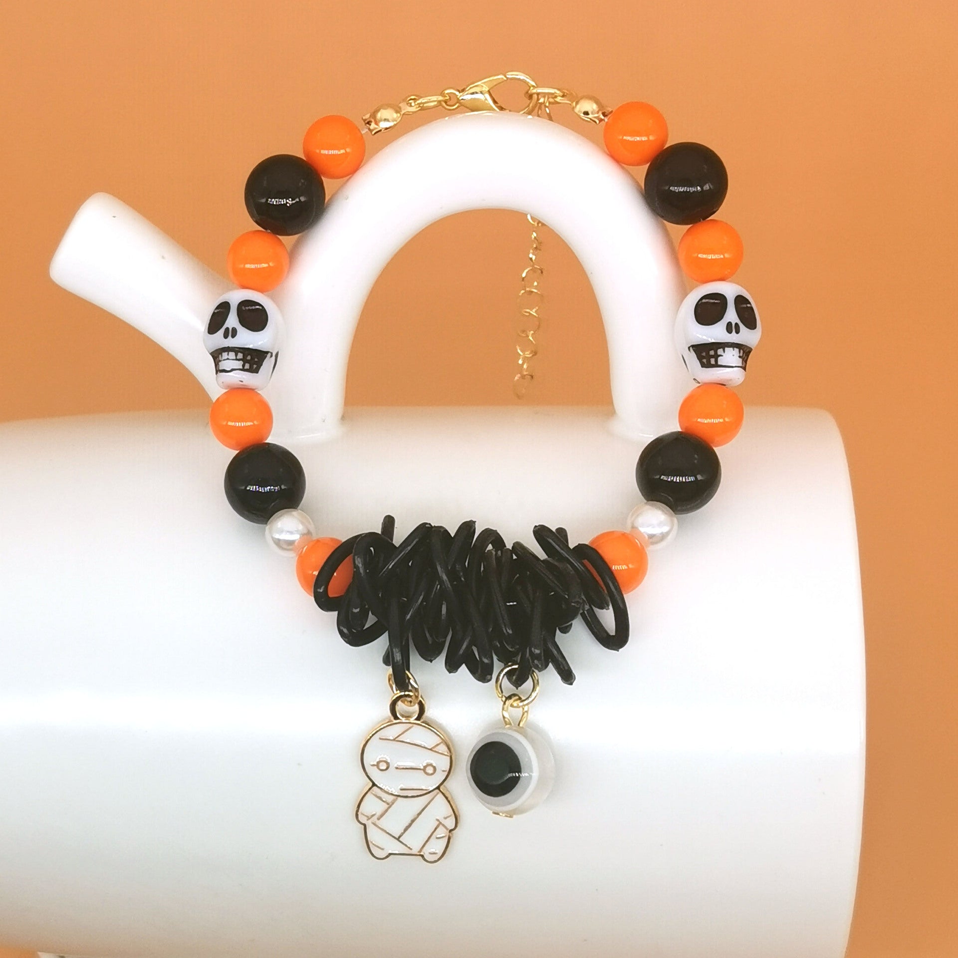 Wholesale Halloween Pumpkin Ghost Cat Zombie Skull Bracelet ACC-BT-Haol004