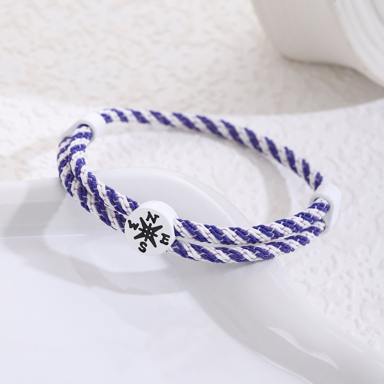 Großhandel Abschlusssaison Inspirierende Kompassgewebe Seilseilarmband