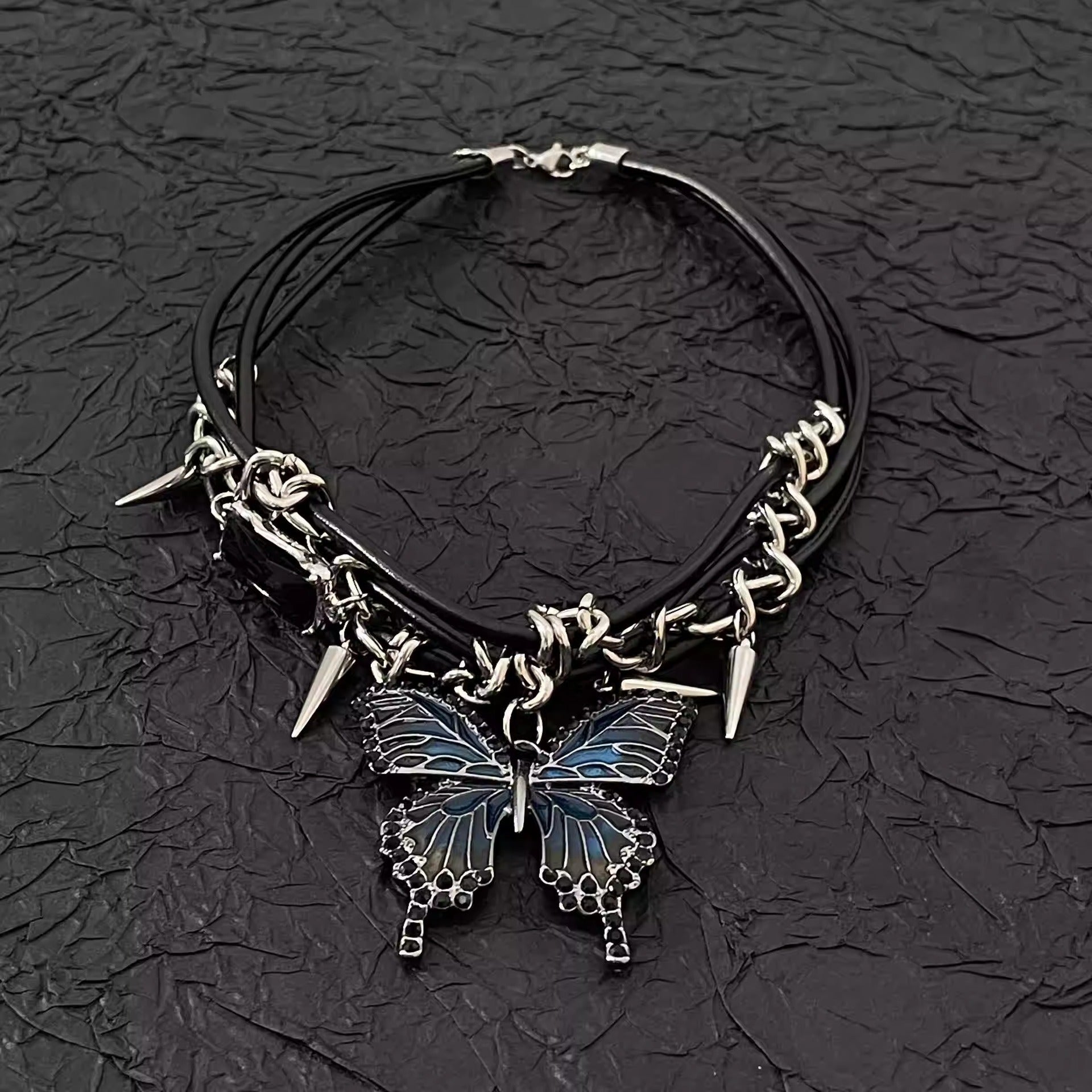 Wholesale Purple Butterfly Necklace