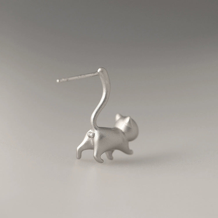 Wholesale Cat Metal Earrings