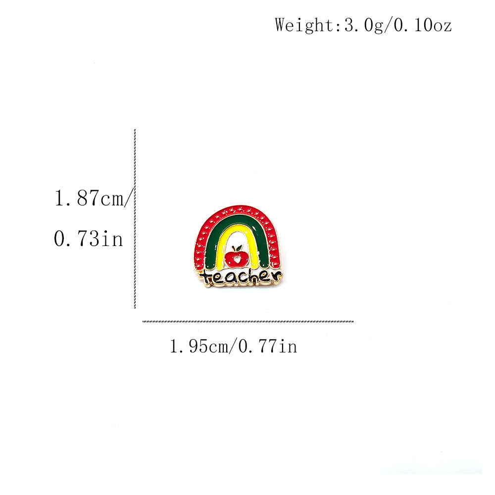 Wholesale 5pcs School Graduation Season  Fun Letter  Badge Back to School Brooch