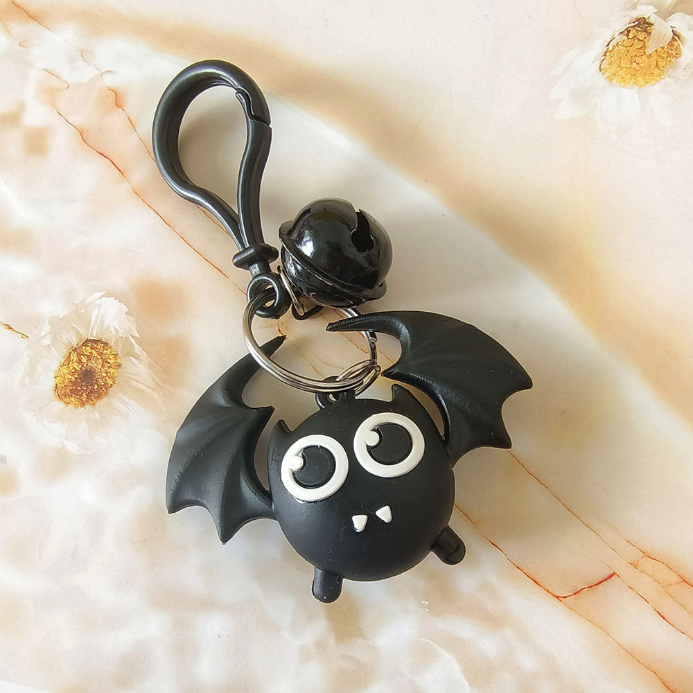 Wholesale Cute Cartoon PVC Doll Pendant Halloween Ghost Keychains Silicone Creative Keychain ACC-KC-YCY001