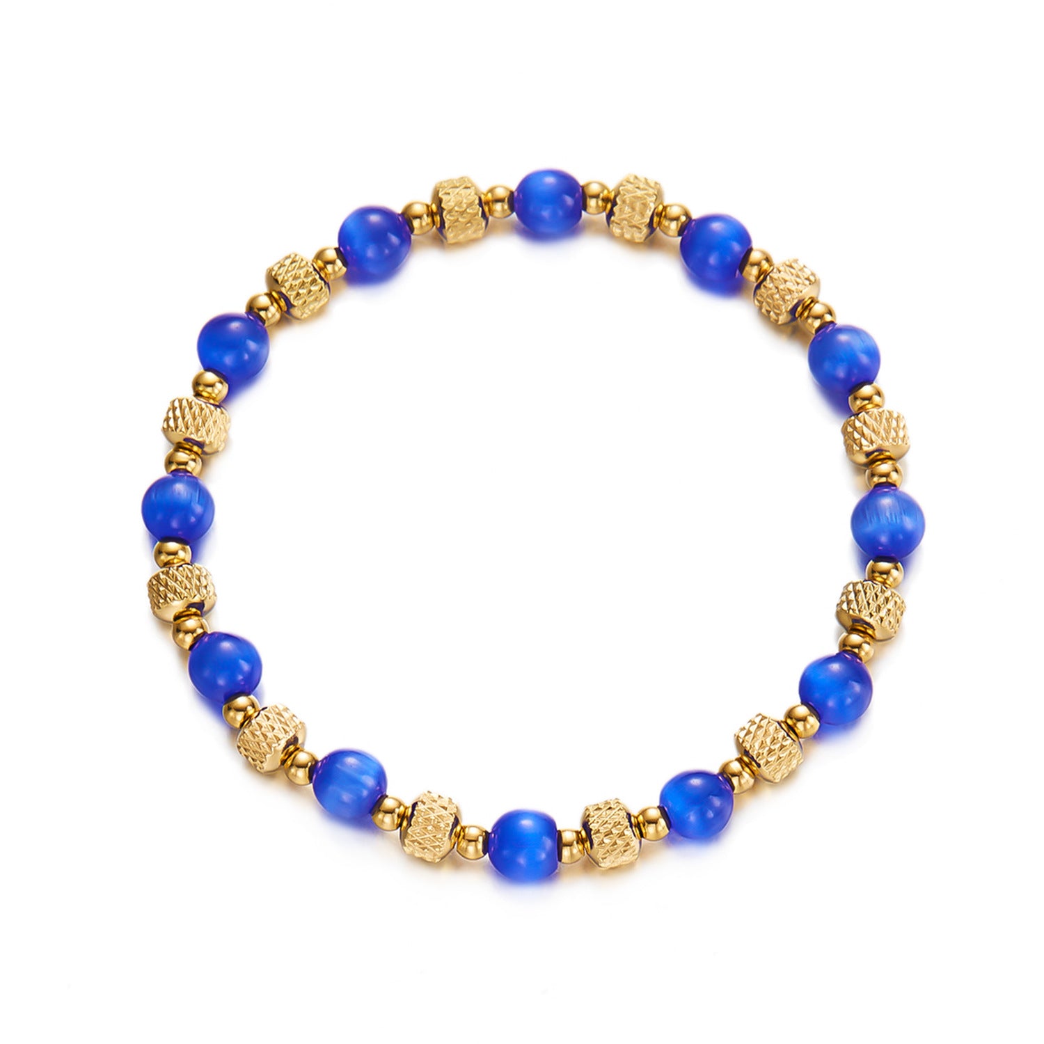 Wholesale stainless steel cat's eye bracelet