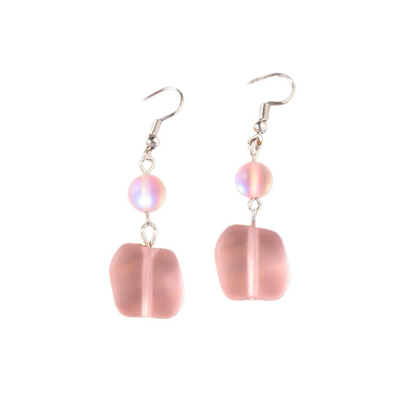 Wholesale Ocean Style Glitter  Glass Earrings