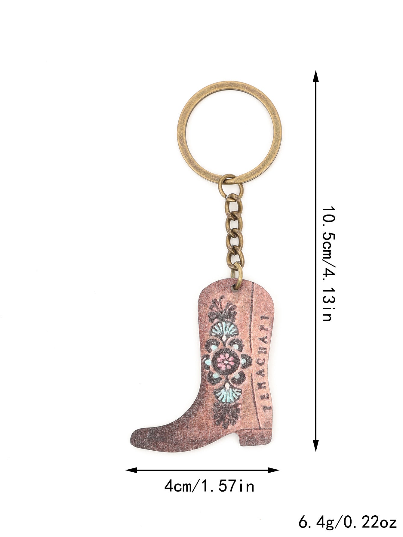 Wholesale Western Style Cactus Horse Head Wooden Keychains ACC-KC-YTian020