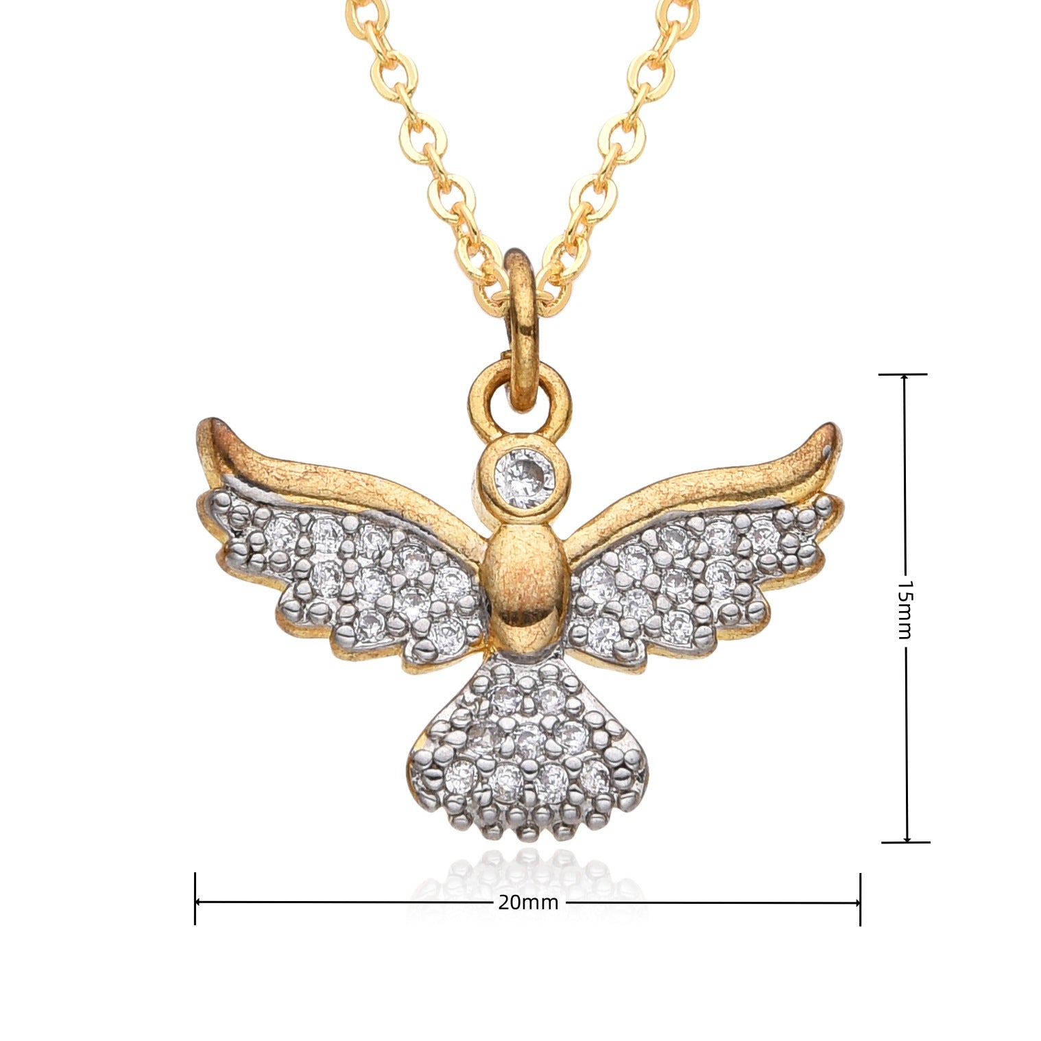 Wholesale  fashion personality Dragonfly panda necklace