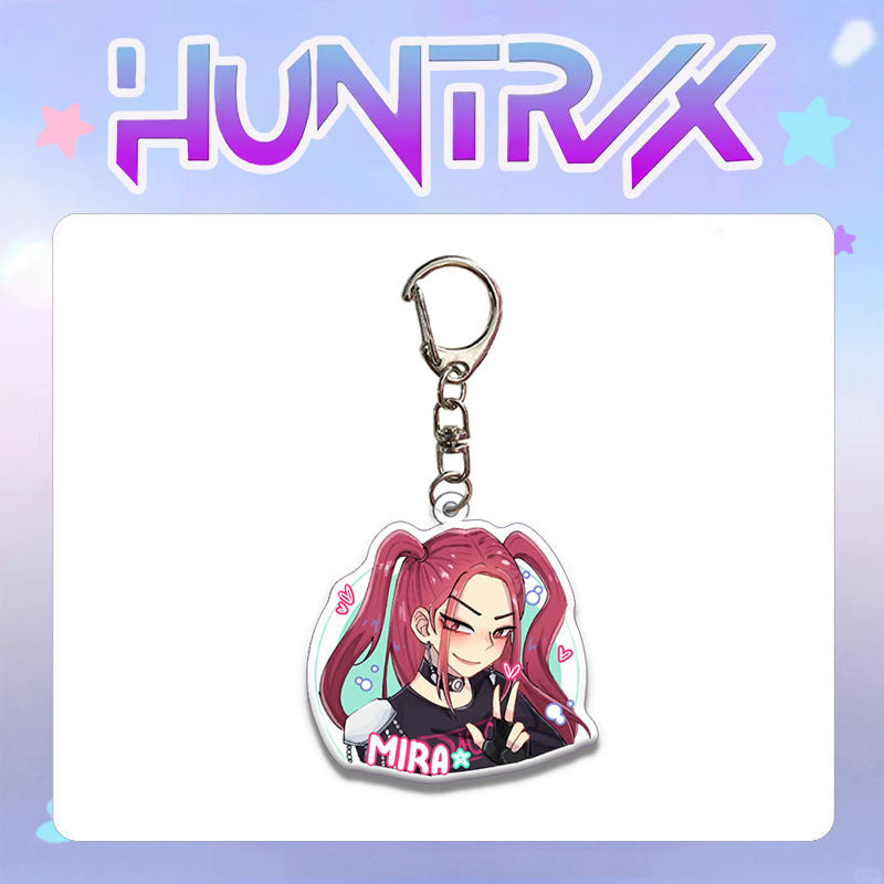 Wholesale kpop anime acrylic keychain