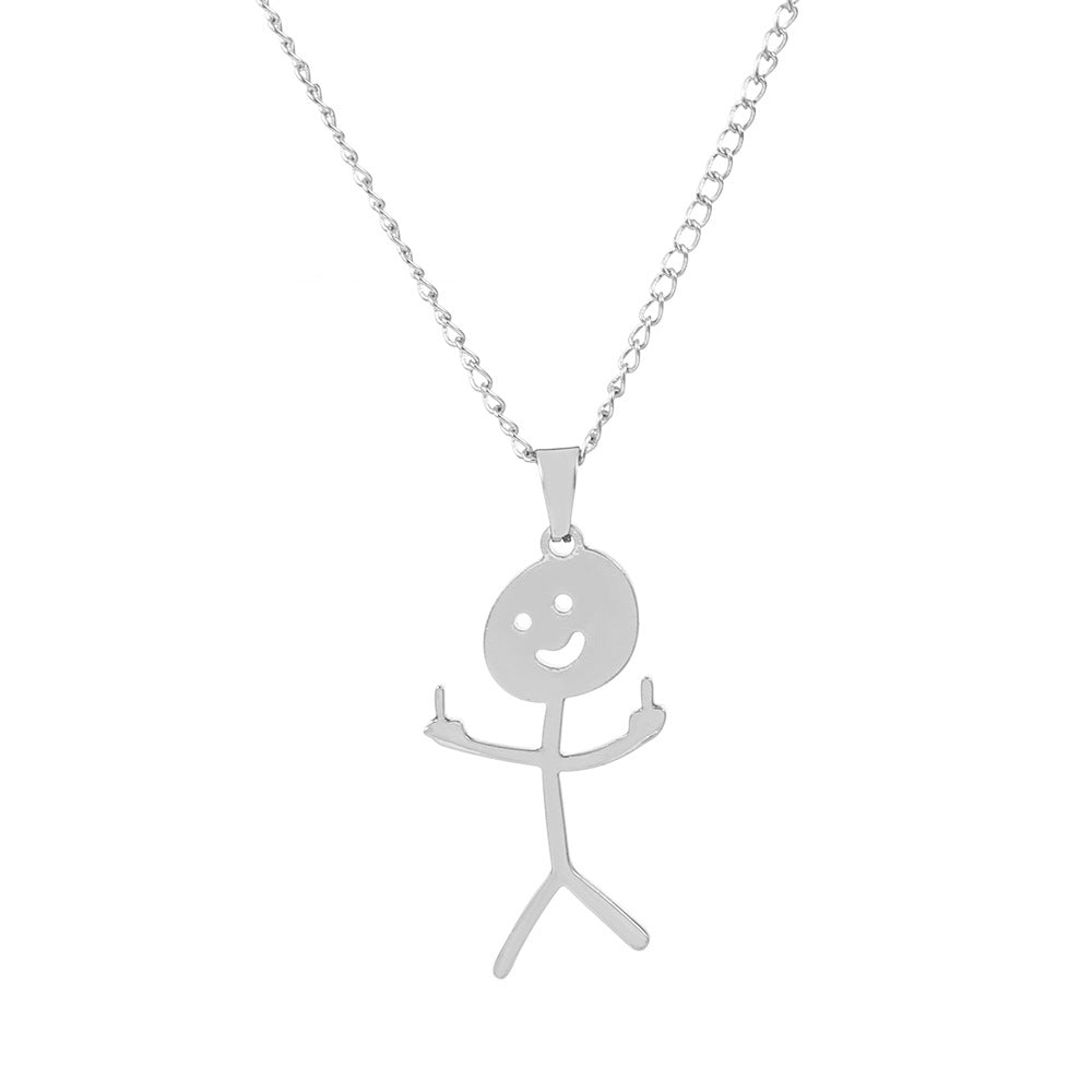 Wholesale Funny Villain Stainless Steel Necklace ACC-NE-MY010
