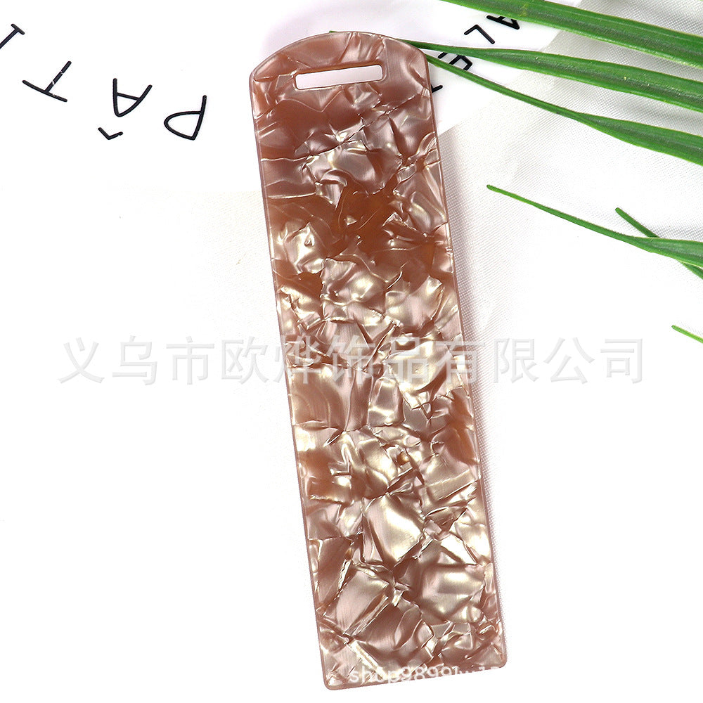 Wholesale 10PCS DIY Textured Acrylic Bookmarks