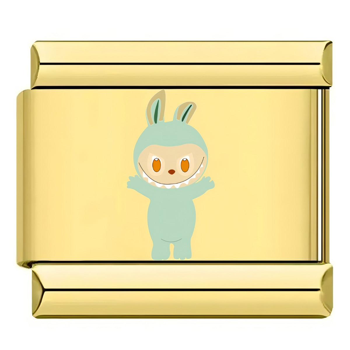 Wholesale 10pcs Italian Charm Bracelet 9mm DIY Splicing Cartoon Cute Stainless Steel Composable Bracelet