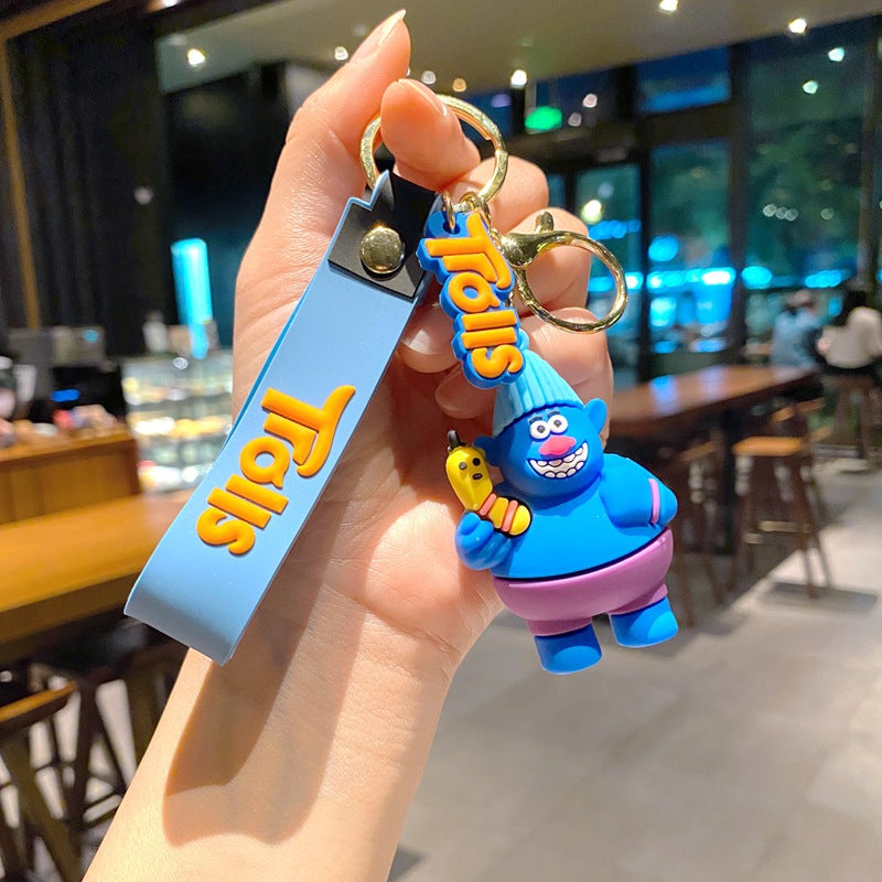 Wholesale Cartoon PVC Soft Glue Cute Keychain ACC-KC-XinShu019