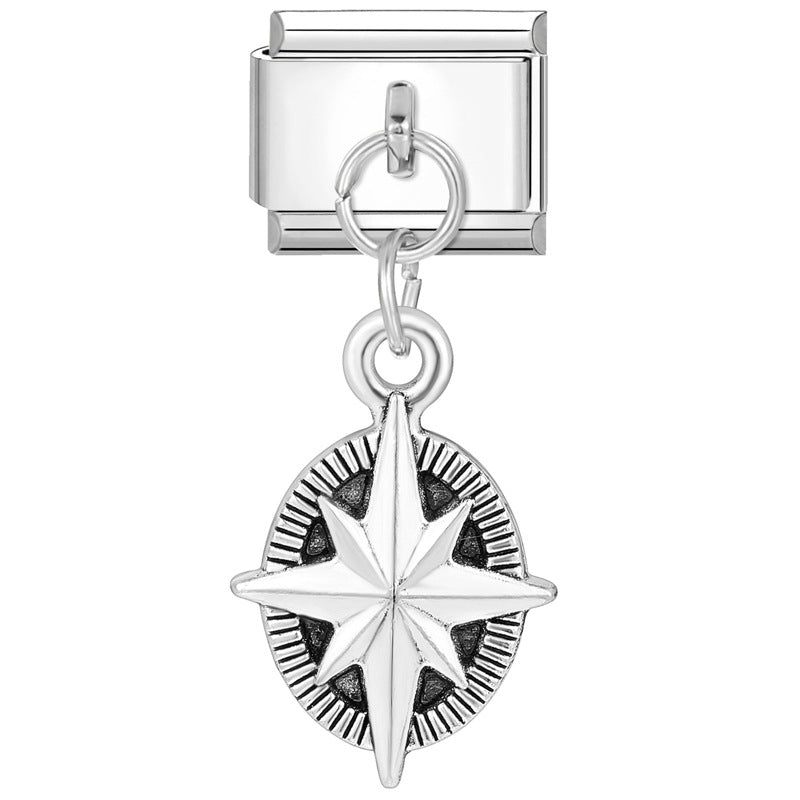 Wholesale Italian Charm Bracelet 9mm DIY Splicing Animal Series Stainless Steel Composable Bracelet