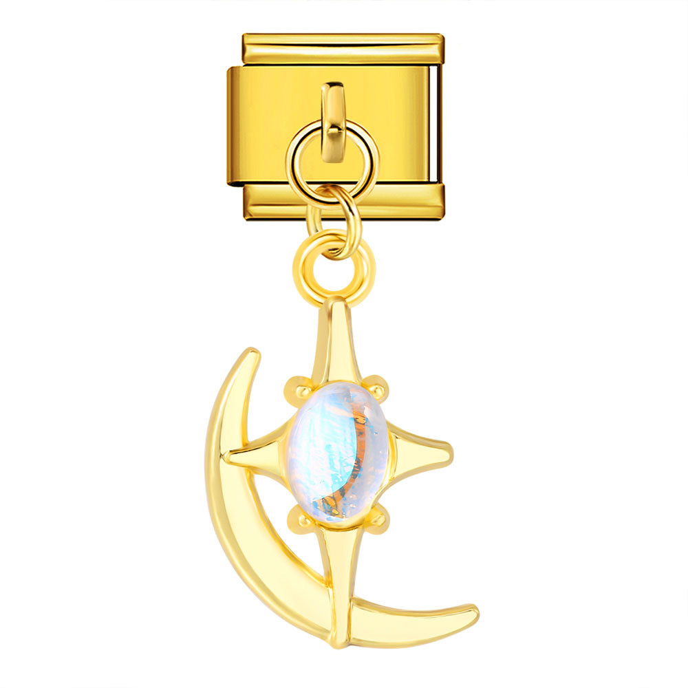 Wholesale Italian Charm Bracelet 9mm DIY Marine life Creative Stainless Steel Composable Bracelet