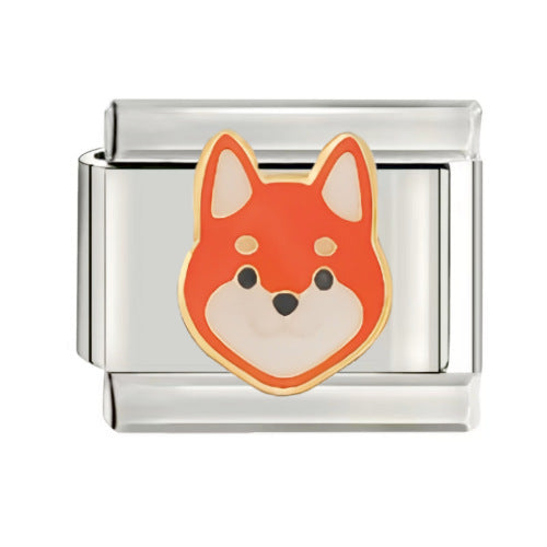 Wholesale 9mm Italian Charm Starter Bracelets DIY square Single Section Creative Stainless Steel Composable Bracelet