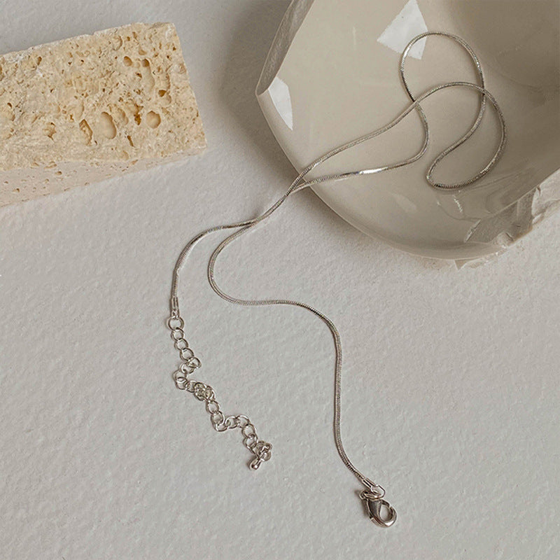 Wholesale ultra-thin snake bone necklace without pendant