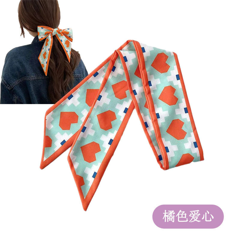 Wholesale Retro Bow Ribbon Streamer Mori Headband Hair Scrunchies ACC-HS-Weim002