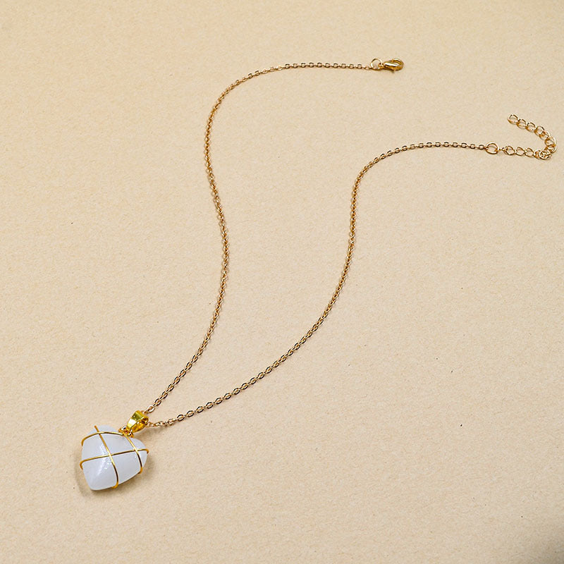 Wholesale Love Necklace Crystal Clavicle Necklace ACC-NE-TuCai004