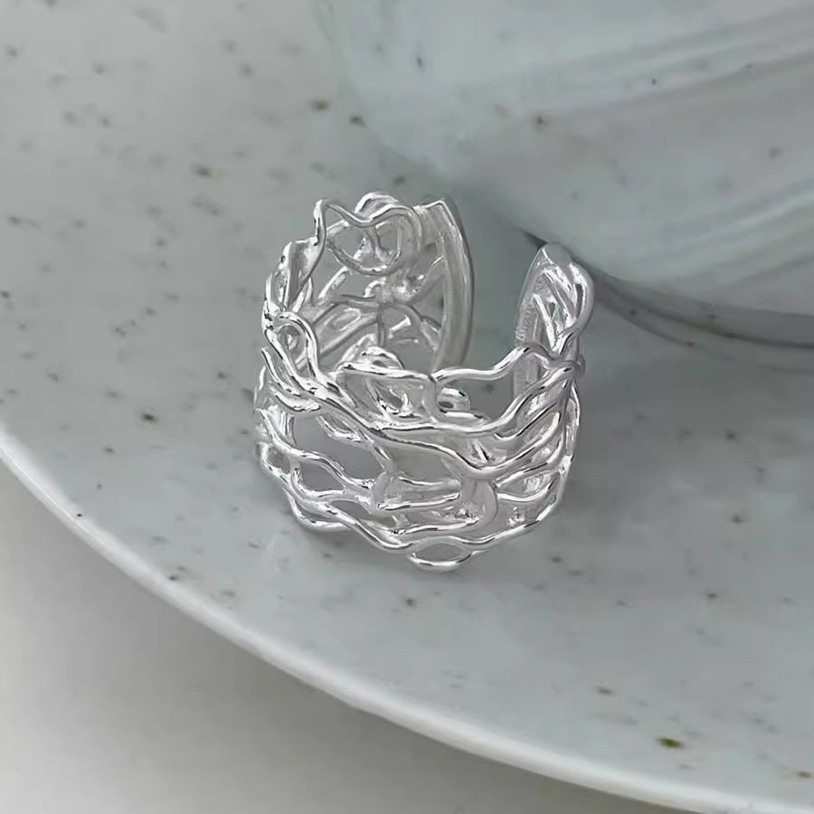 Wholesale Irregular Matte Starfish Ring